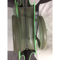 Céline Luggage Micro en Cuir en Vert