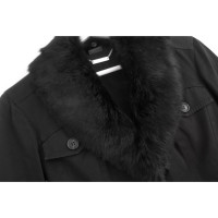 Alexander McQueen Jacke/Mantel aus Baumwolle in Schwarz