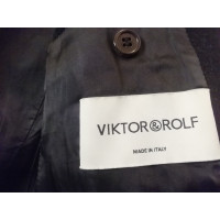 Viktor & Rolf Veste/Manteau en Laine en Noir