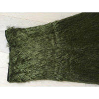 Jil Sander Skirt Fur in Olive
