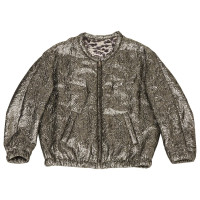 Isabel Marant For H&M Jacke/Mantel aus Seide in Silbern