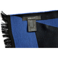 Versace Echarpe/Foulard en Laine en Bleu