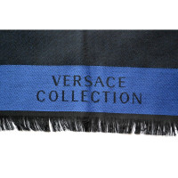 Versace Sciarpa in Lana in Blu