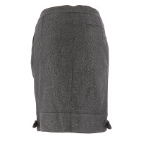 Maje Skirt Wool in Grey