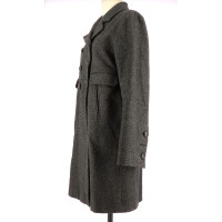 Comptoir Des Cotonniers Jacke/Mantel aus Wolle in Grau