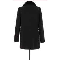 Claudie Pierlot Giacca/Cappotto in Lana in Nero