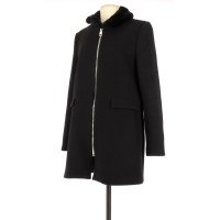 Claudie Pierlot Veste/Manteau en Laine en Noir