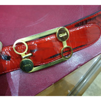 Chloé Belt Patent leather in Red