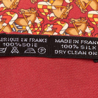 Hermès Scarf/Shawl Silk in Bordeaux