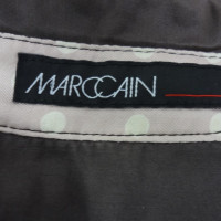 Marc Cain Marrone-Blusa con dettagli rosa 