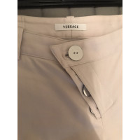 Versace Hose aus Baumwolle in Beige