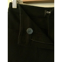 Chanel Paio di Pantaloni in Cotone in Nero