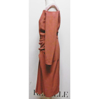 Burberry Kleid aus Viskose in Rot