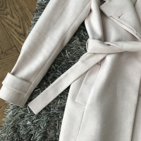 Reiss Jacke/Mantel aus Wolle in Rosa / Pink
