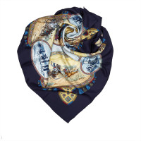 Hermès Scarf/Shawl Silk in Blue