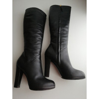 Blumarine Boots Leather in Black
