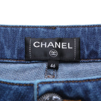 Chanel Jeans in Blau/Türkis