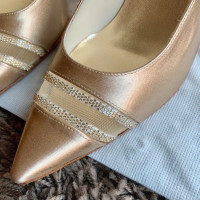 Stuart Weitzman Pumps/Peeptoes en Soie en Beige