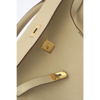 Hermès Kelly Bag 40 in Pelle in Crema