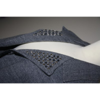 Pinko Jacke/Mantel aus Baumwolle in Grau