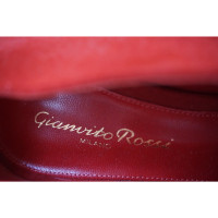 Gianvito Rossi pumps / Peeptoes in pelle rossa
