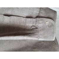 Giorgio Armani Oberteil aus Baumwolle in Grau