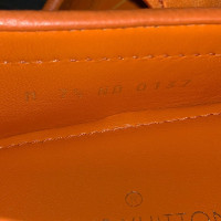 Louis Vuitton Slippers/Ballerinas Suede in Orange