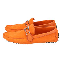 Louis Vuitton Chaussons/Ballerines en Daim en Orange