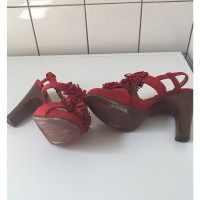 Chie Mihara Sandalen aus Leder in Rot