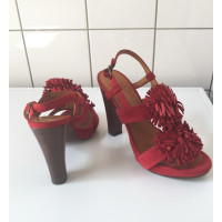 Chie Mihara Sandalen aus Leder in Rot