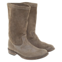 Fiorentini & Baker Stiefel aus Leder in Khaki