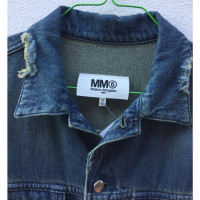 Mm6 By Maison Margiela Veste/Manteau en Denim en Bleu