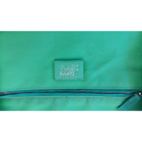 Versace Shoulder bag Suede in Green