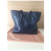 Miu Miu Shopper Leather in Blue