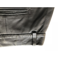 Sandro Trousers Leather in Black