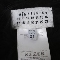 Maison Martin Margiela Fur vest in black / white