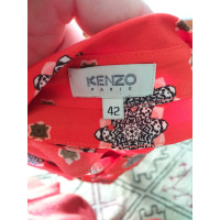 Kenzo Oberteil aus Seide in Orange