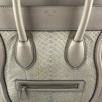 Céline Luggage aus Leder in Grau