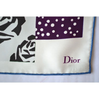 Christian Dior Schal/Tuch aus Seide in Violett