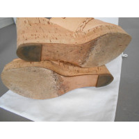 Chloé Sandalen aus Leder in Beige