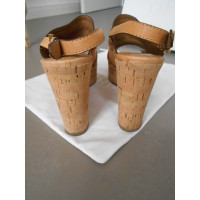 Chloé Sandals Leather in Beige