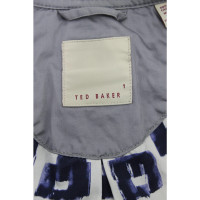 Ted Baker Jacke/Mantel aus Baumwolle in Grau