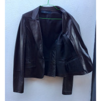 Gucci Jacket/Coat Leather in Brown