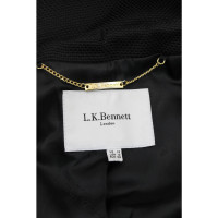 L.K. Bennett Jacket/Coat Viscose in Black