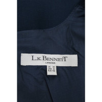 L.K. Bennett Dress Wool in Blue