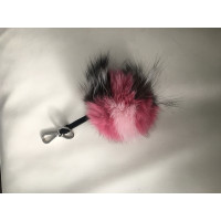 Pinko Accessoire aus Pelz in Rosa / Pink