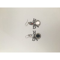 Christian Dior Earring Silvered in Silvery