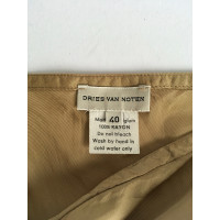 Dries Van Noten Skirt Silk in Green
