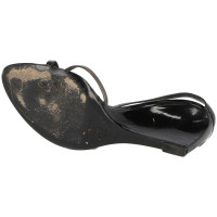 Sergio Rossi Sandals Patent leather in Black