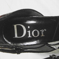 Christian Dior Décolleté/Spuntate in Pelle in Nero